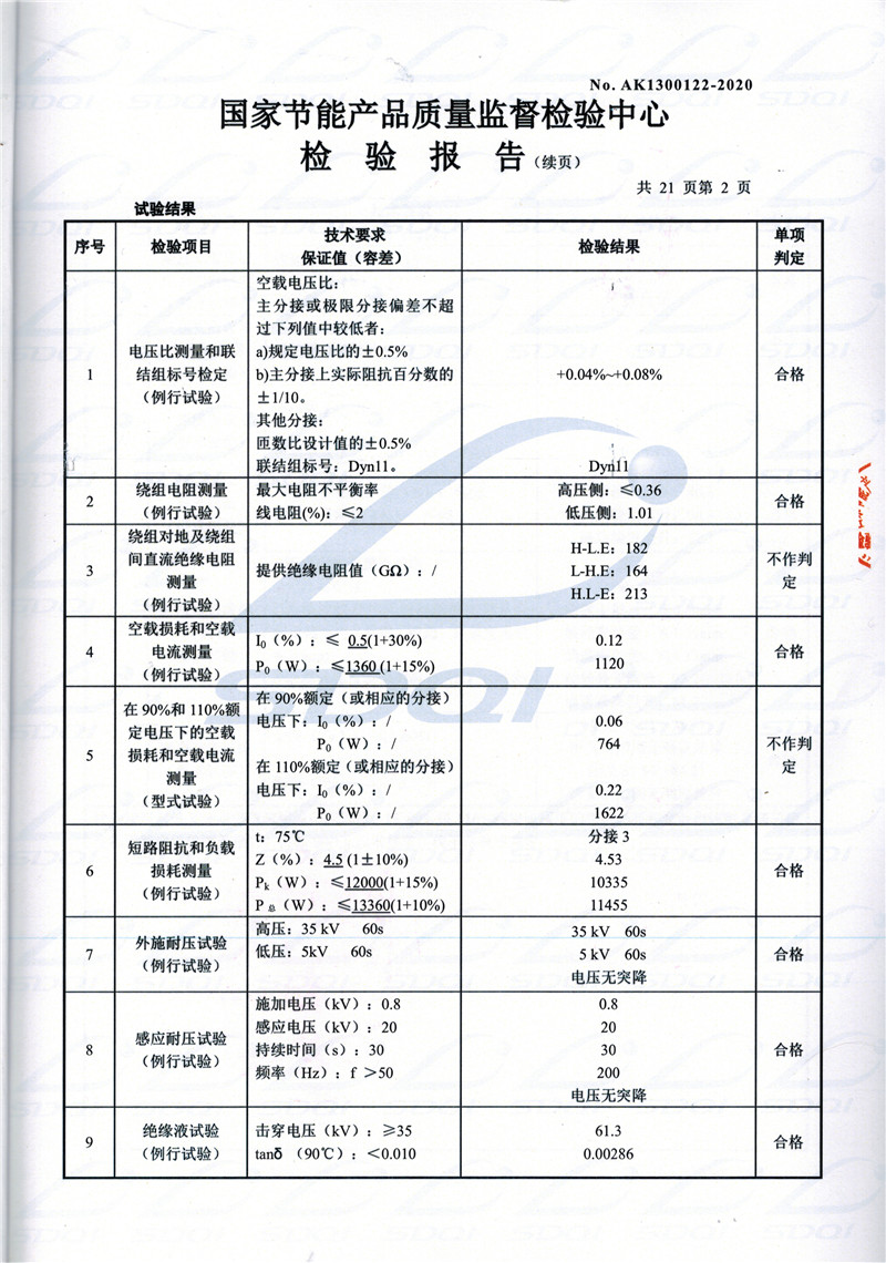 高低压试验报告-S11-1250顺河回族顺河回族顺河回族油浸式变压器-2.jpg